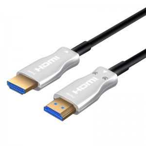 Cablul HDMI cu fibră optică, HDMI 2.0 AM până la AM, 4K @ 60 HZ, 18 Gps, RGB4: 4: 4 ARC 3D