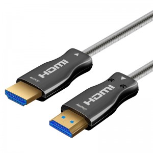 15m 49ft HDMI 2.0 18Gbps 4K 60Hz Cablu HDMI la HDMI cu cablu de fibră optică placat cu aur